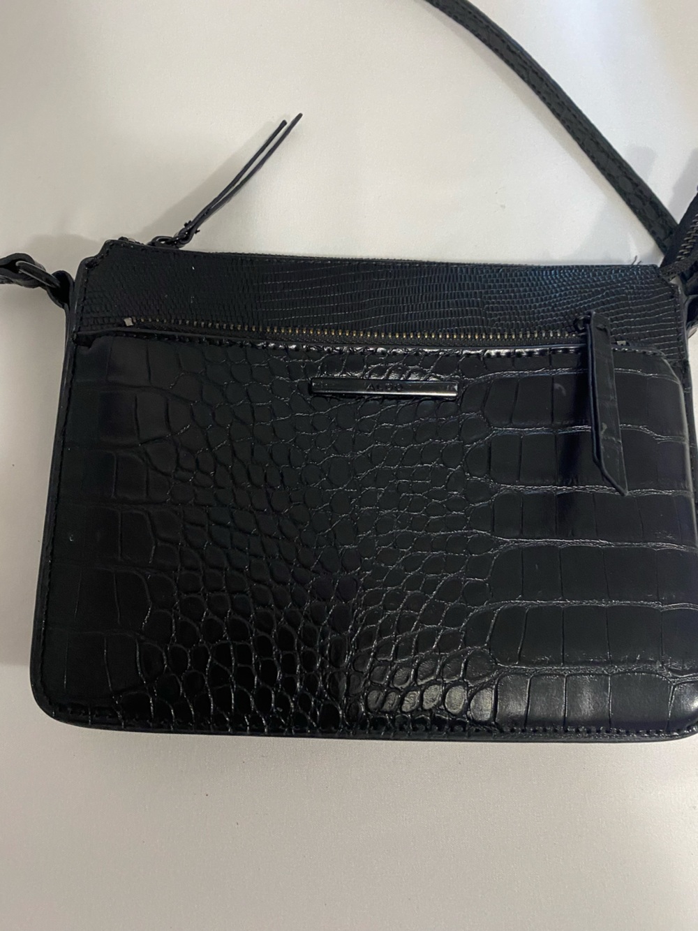 Aldo Black Crossbody Purse Pre Owned
